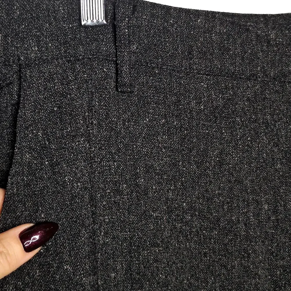 Paige Men's Elmwood Jogger Hybrid Dress Pants 33 Black Coffee Black Gray Tweed
